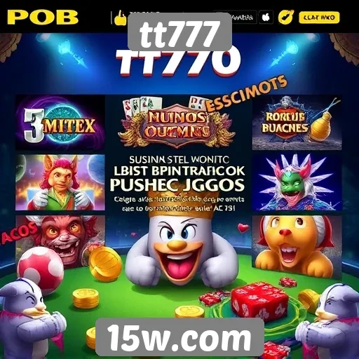 Variedade de jogos disponíveis no tt777 se destaca